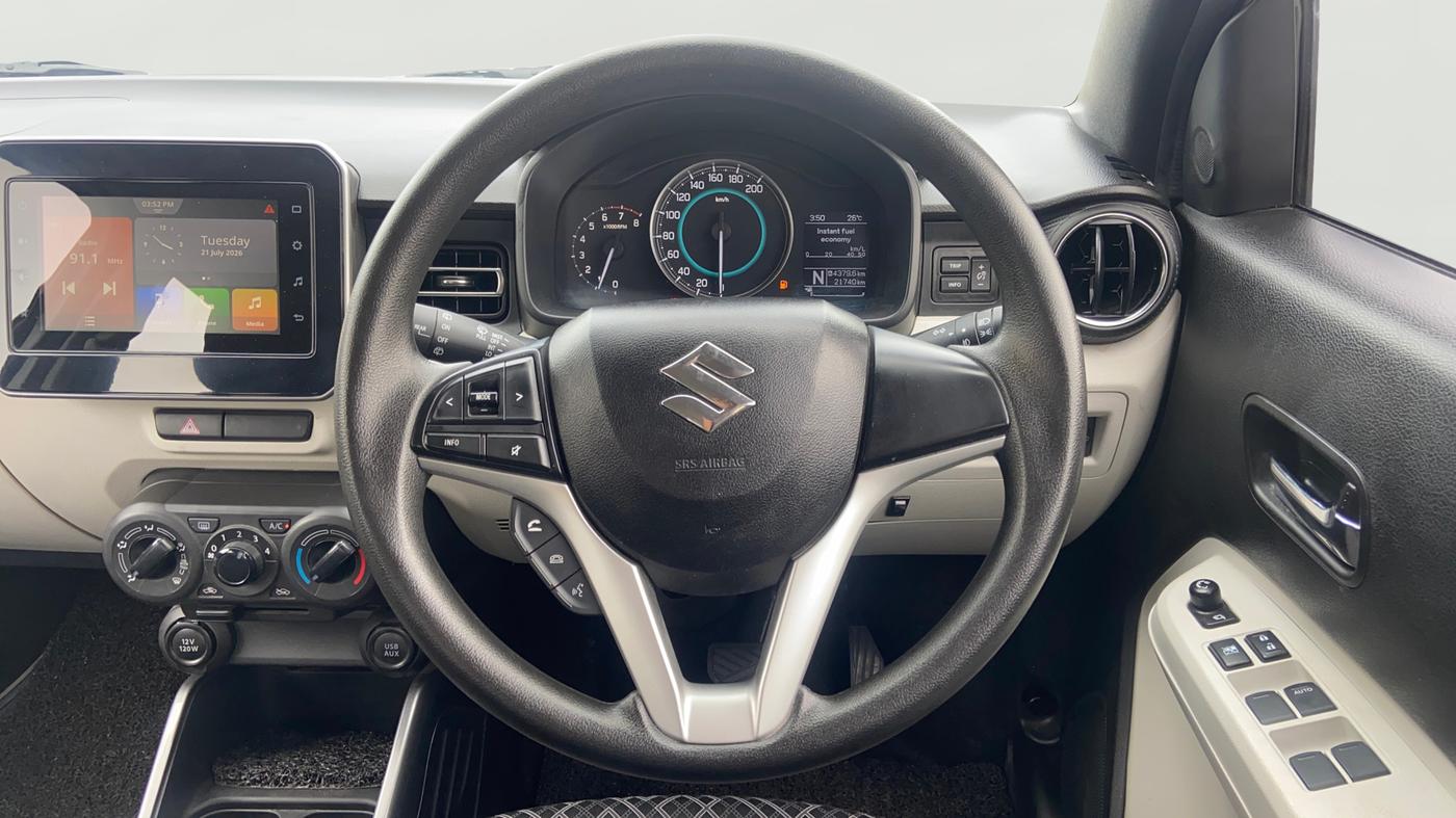 2023 Maruti IGNIS ZETA 1.2 AMT, Petrol, Automatic, 21,723 km, Steering Wheel Close Up