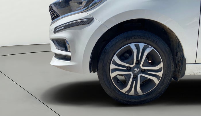 2023 Tata TIGOR XZ PLUS CNG, CNG, Manual, 51,370 km, Left Front Wheel