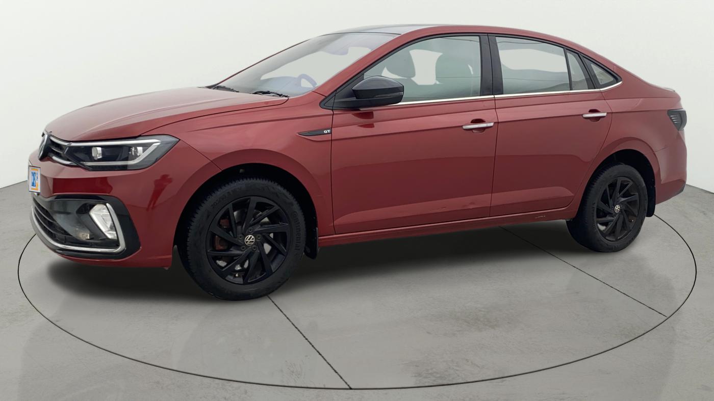 2023 Volkswagen VIRTUS GT PLUS TSI 1.5 EVO DSG, Petrol, Automatic, 70,221 km, Left Front Diagonal