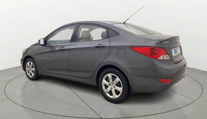 2012 Hyundai Verna FLUIDIC 1.4 CRDI, Diesel, Manual, 1,35,592 km, Left Back Diagonal