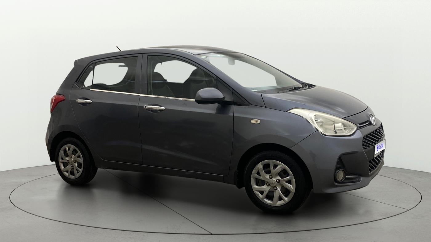 2017 Hyundai Grand i10 SPORTZ 1.2 KAPPA VTVT, Petrol, Manual, 69,386 km, Right Front Diagonal