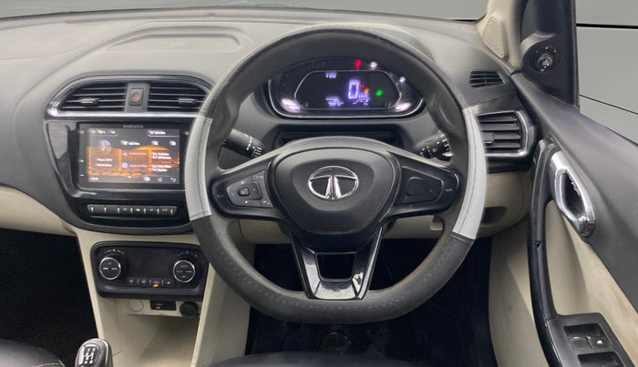 2022 Tata TIGOR XZ PLUS CNG, CNG, Manual, 75,845 km, Steering Wheel Close Up