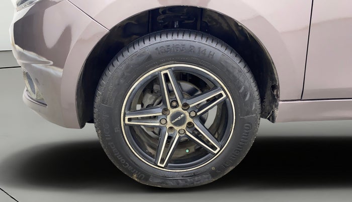 2018 Tata Tiago XT PETROL, Petrol, Manual, 1,03,888 km, Left Front Wheel