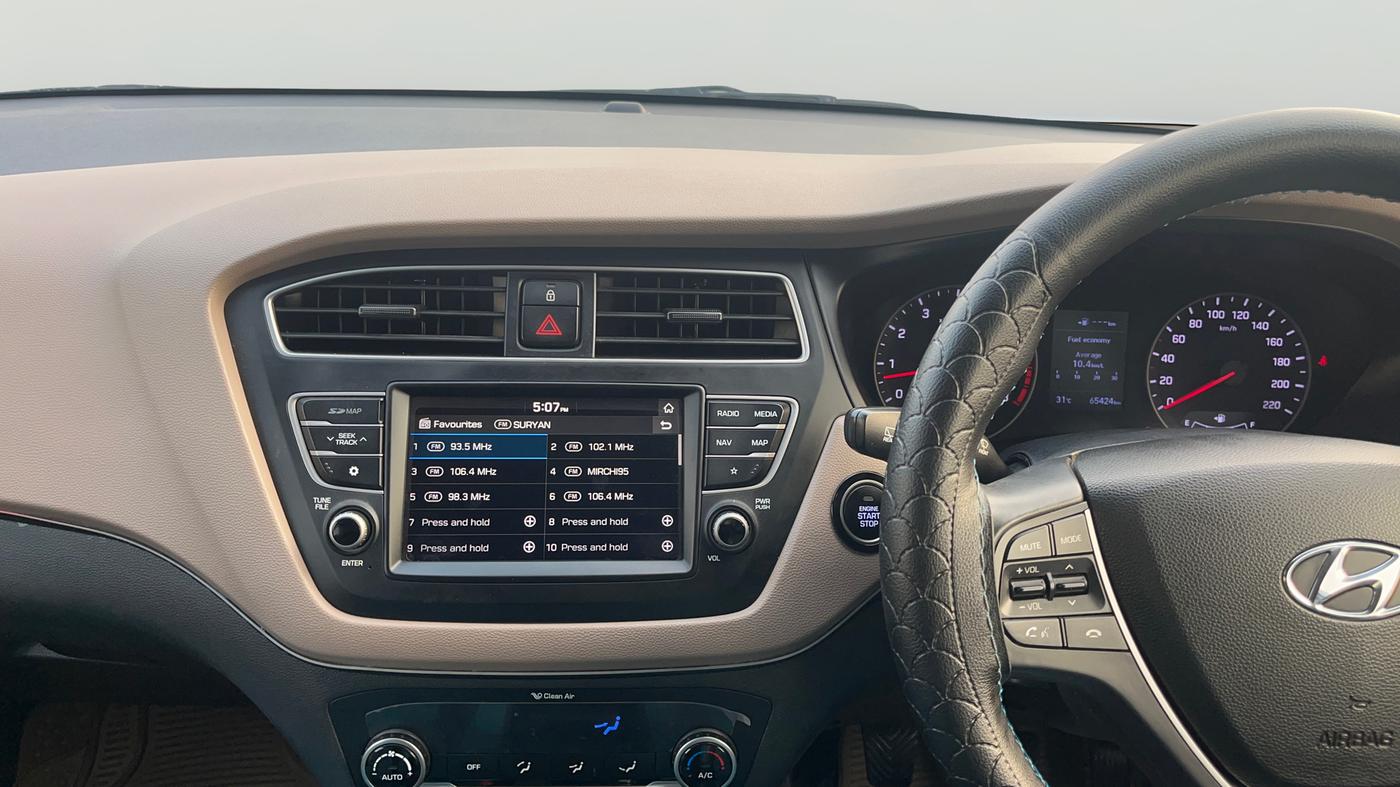 2018 Hyundai Elite i20 ASTA 1.2 (O), Petrol, Manual, 65,406 km, Air Conditioner