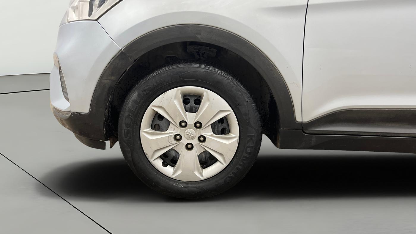2018 Hyundai Creta E PLUS 1.6 PETROL, Petrol, Manual, 56,620 km, Left Front Wheel