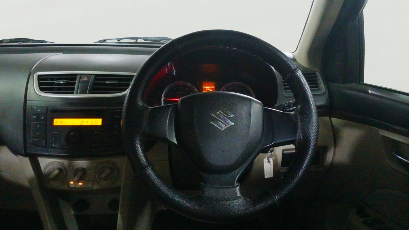 2014 Maruti Swift Dzire VXI, Petrol, Manual, 83,299 km, Steering Wheel Close Up
