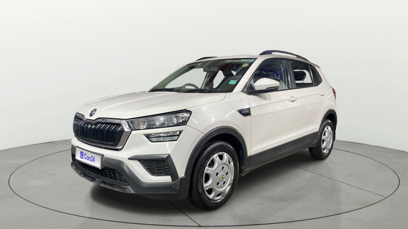 2022 Skoda KUSHAQ ACTIVE 1.0L TSI MT, Petrol, Manual, 28,539 km, Left Front Diagonal
