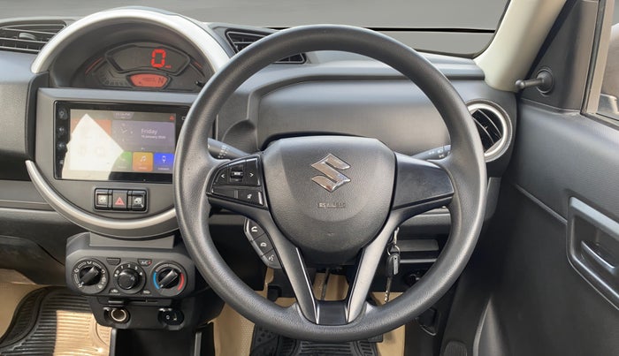 2020 Maruti S PRESSO VXI PLUS AMT, Petrol, Automatic, 49,799 km, Steering Wheel Close Up