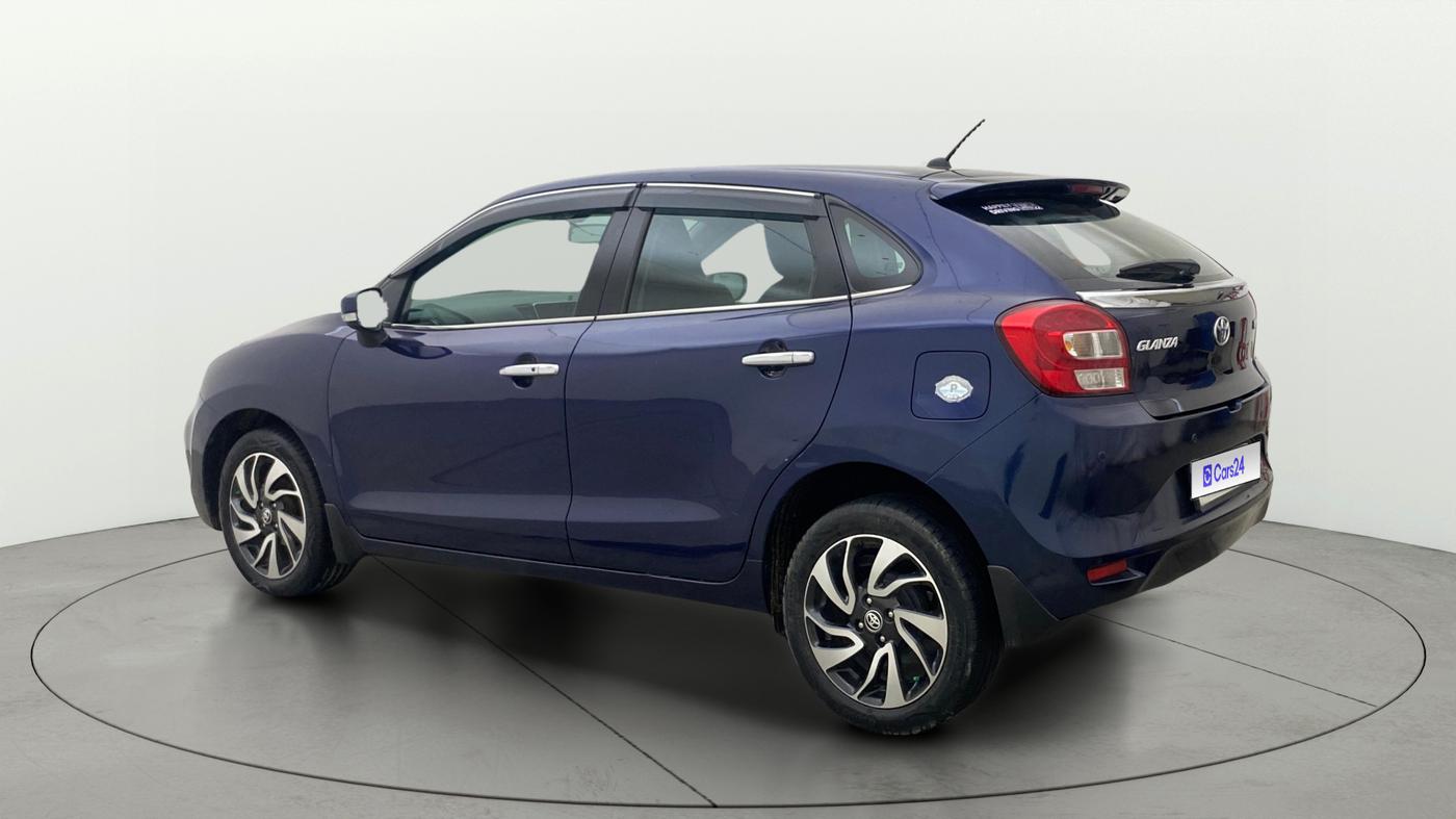 2021 Toyota Glanza V CVT, Petrol, Automatic, 59,886 km, Left Back Diagonal