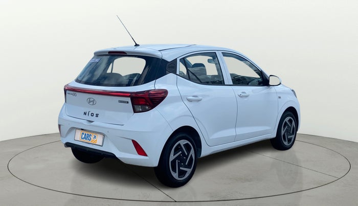 2025 Hyundai GRAND I10 NIOS MAGNA CORPORATE EDITION AMT 1.2 KAPPA VTVT, Petrol, Automatic, 2,349 km, Right Back Diagonal