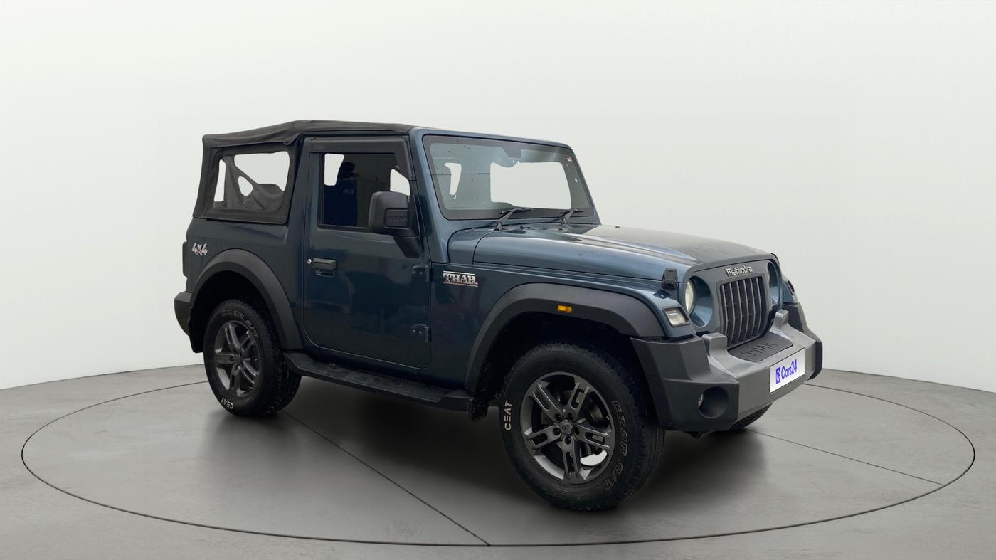 2021 Mahindra Thar LX D 4WD AT CONVERTIBLE, Diesel, Automatic, 52,603 km, Right Front Diagonal