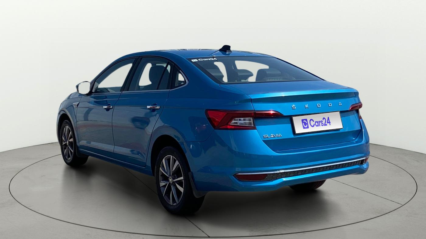 2022 Skoda SLAVIA STYLE 1.0L TSI AT, Petrol, Automatic, 96,700 km, Left Back Diagonal