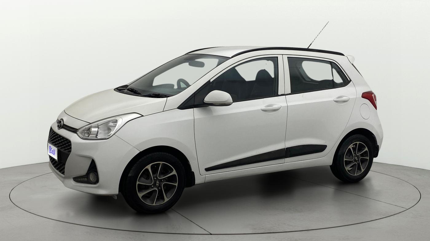 2019 Hyundai Grand i10 SPORTZ AT 1.2 KAPPA VTVT, Petrol, Automatic, 50,650 km, Left Front Diagonal