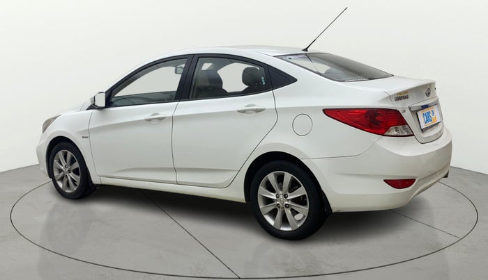 2013 Hyundai Verna FLUIDIC 1.6 CRDI SX, Diesel, Manual, 58,346 km, Left Back Diagonal