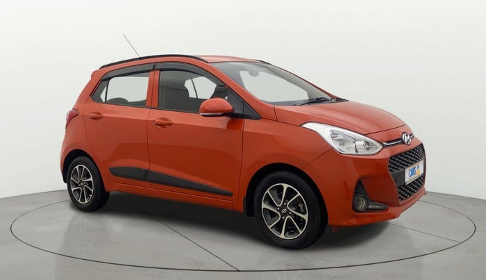 2017 Hyundai Grand i10 SPORTZ (O) AT 1.2 KAPPA VTVT, Petrol, Automatic, 49,030 km, Right Front Diagonal