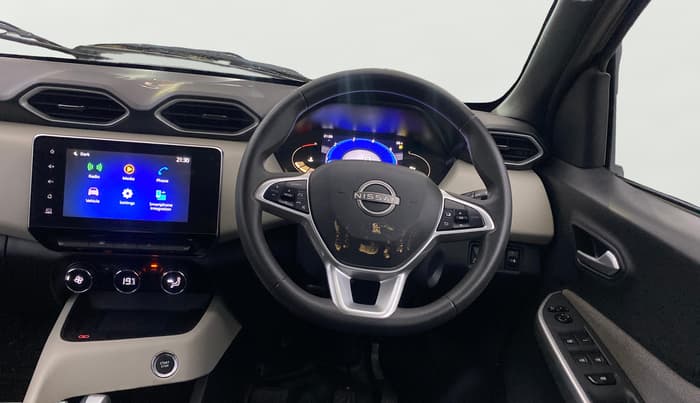 2022 Nissan MAGNITE XV TURBO CVT, Petrol, Automatic, 27,393 km, Steering Wheel Close Up