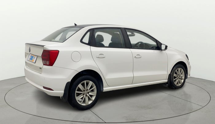 2017 Volkswagen Ameo HIGHLINE PLUS 1.5L AT 16 ALLOY, Diesel, Automatic, 1,37,489 km, Right Back Diagonal