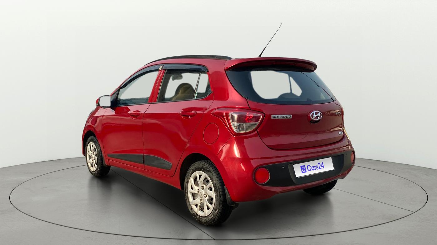 2019 Hyundai Grand i10 SPORTZ 1.2 KAPPA VTVT, Petrol, Manual, 71,563 km, Left Back Diagonal