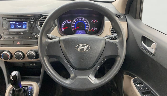 2014 Hyundai Grand i10 SPORTZ AT 1.2 KAPPA VTVT, Petrol, Automatic, 1,10,190 km, Steering Wheel Close Up
