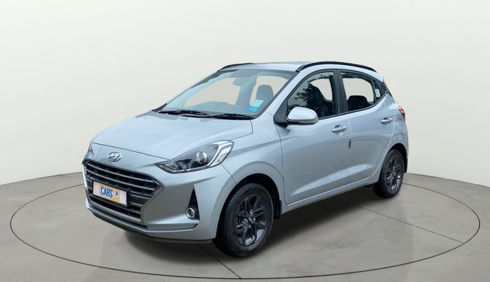 2021 Hyundai GRAND I10 NIOS SPORTZ AMT 1.2 KAPPA VTVT, Petrol, Automatic, 17,782 km, Left Front Diagonal