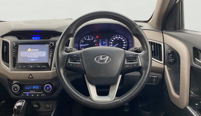2016 Hyundai Creta SX PLUS AT 1.6 PETROL, Petrol, Automatic, 1,08,587 km, Steering Wheel Close Up