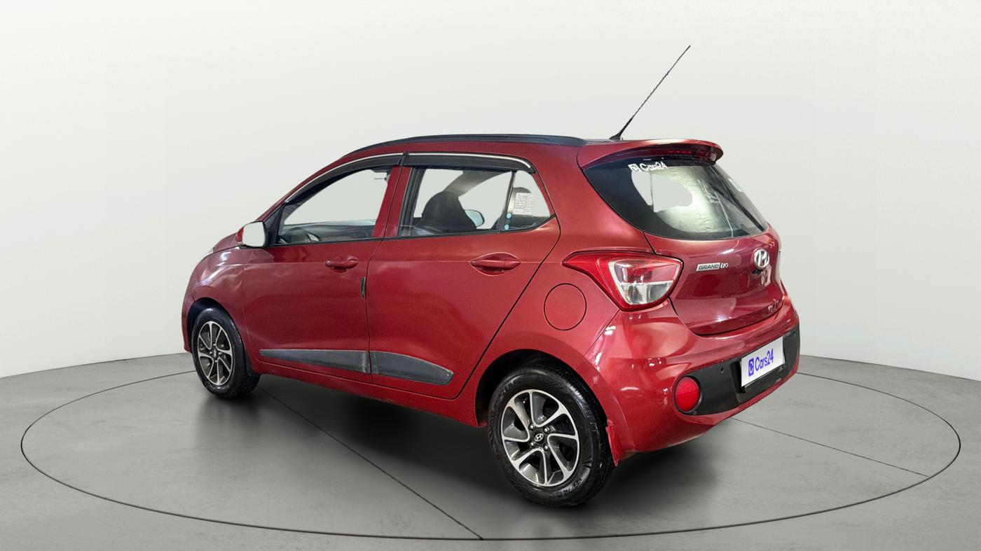 2018 Hyundai Grand i10 SPORTZ AT 1.2 KAPPA VTVT, Petrol, Automatic, 28,328 km, Left Back Diagonal