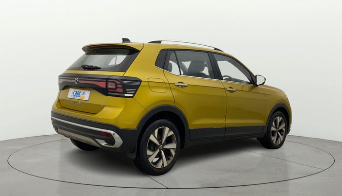2021 Volkswagen TAIGUN TOPLINE 1.0 TSI AT, Petrol, Automatic, 41,708 km, Right Back Diagonal