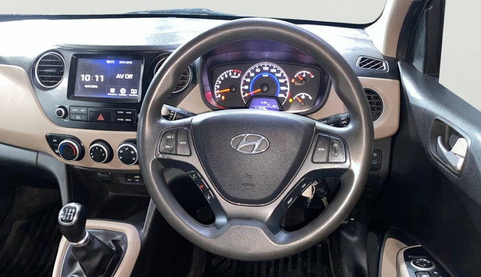 2017 Hyundai Grand i10 SPORTZ (O) 1.2 KAPPA VTVT, Petrol, Manual, 41,925 km, Steering Wheel Close Up