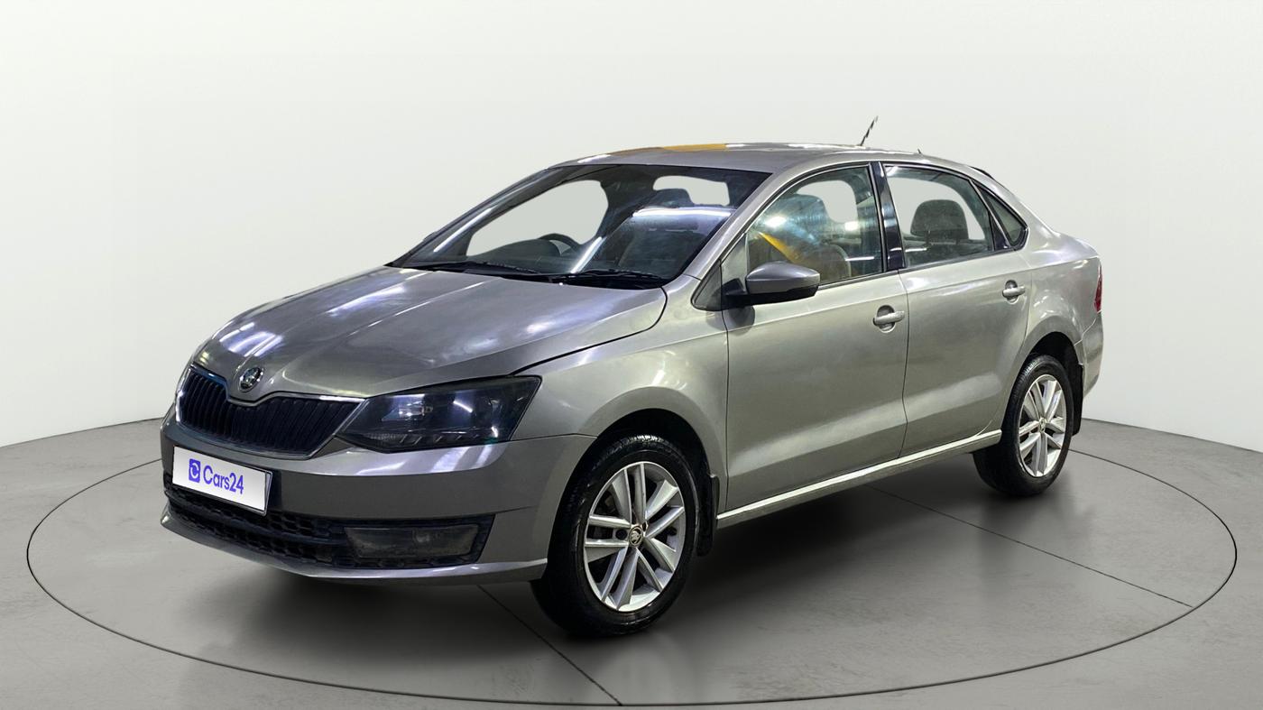 2018 Skoda Rapid STYLE 1.5 TDI AT, Diesel, Automatic, 1,13,827 km, Left Front Diagonal