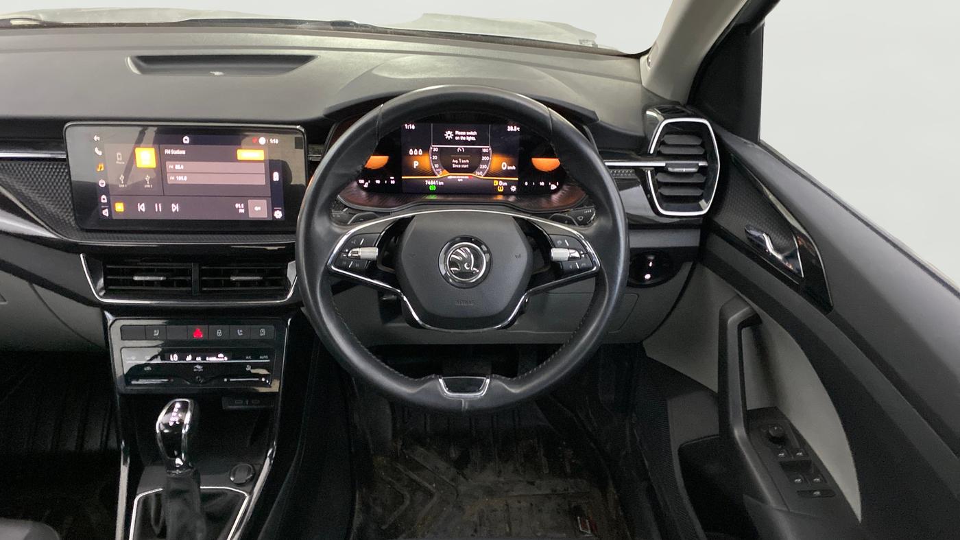 2023 Skoda KUSHAQ STYLE 1.5L TSI DSG, Petrol, Automatic, 74,540 km, Steering Wheel Close Up