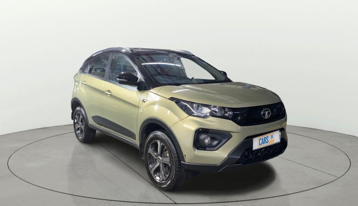 2022 Tata NEXON XZA PLUS (PREMIUM) KAZIRANGA PETROL, Petrol, Automatic, 7,002 km, Right Front Diagonal