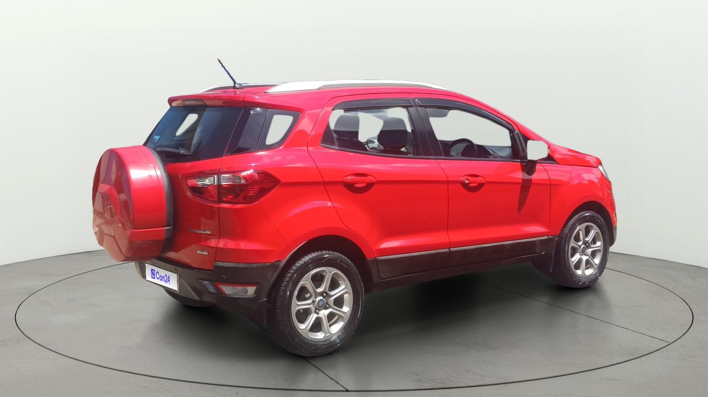 2018 Ford Ecosport TITANIUM + 1.5L DIESEL, Diesel, Manual, 80,941 km, Right Back Diagonal
