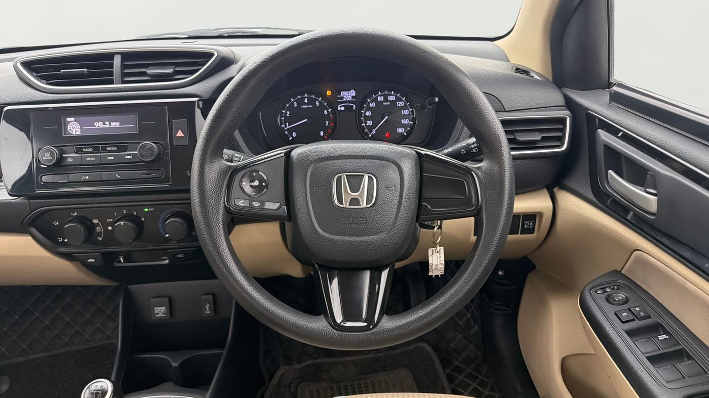 2020 Honda Amaze 1.2L I-VTEC S, Petrol, Manual, 90,356 km, Steering Wheel Close Up
