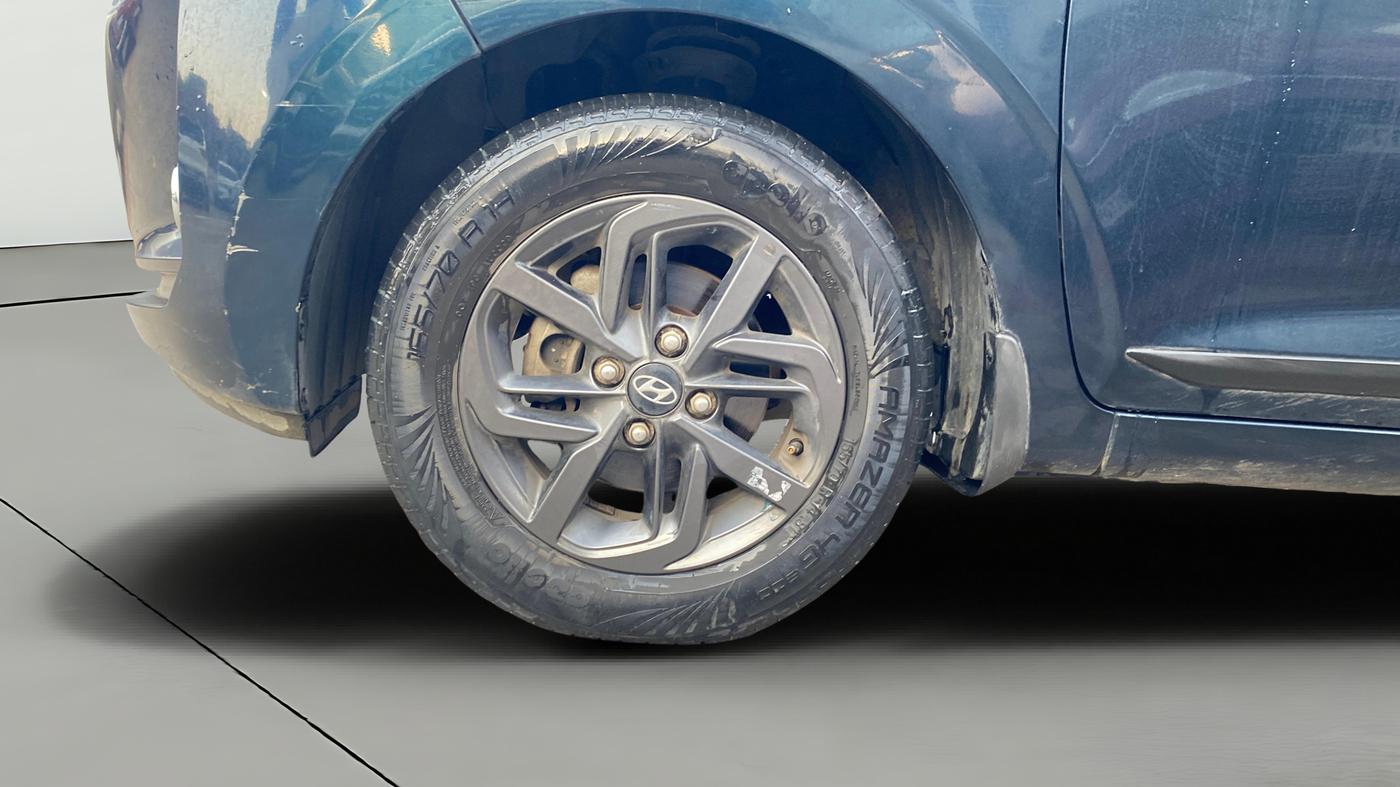 2021 Hyundai GRAND I10 NIOS SPORTZ AMT 1.2 KAPPA VTVT, Petrol, Automatic, 25,980 km, Left Front Wheel