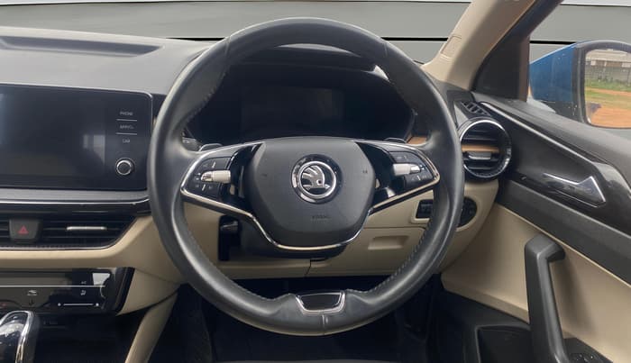 2022 Skoda SLAVIA STYLE 1.5L TSI DSG, Petrol, Automatic, 50,827 km, Steering Wheel Close Up