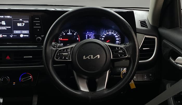 2022 KIA SELTOS HTK 1.5 DIESEL, Diesel, Manual, 1,23,910 km, Steering Wheel Close Up