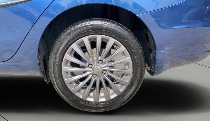 2018 Maruti Ciaz ALPHA  AT 1.4  PETROL, Petrol, Automatic, 1,17,104 km, Left Rear Wheel