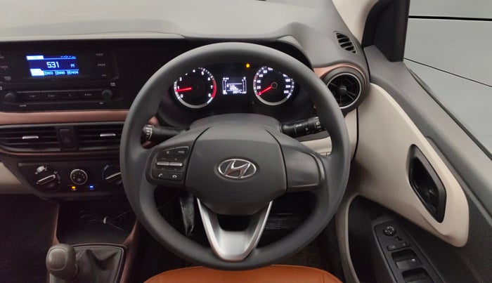 2022 Hyundai AURA S 1.2 CNG, CNG, Manual, 27,951 km, Steering Wheel Close Up