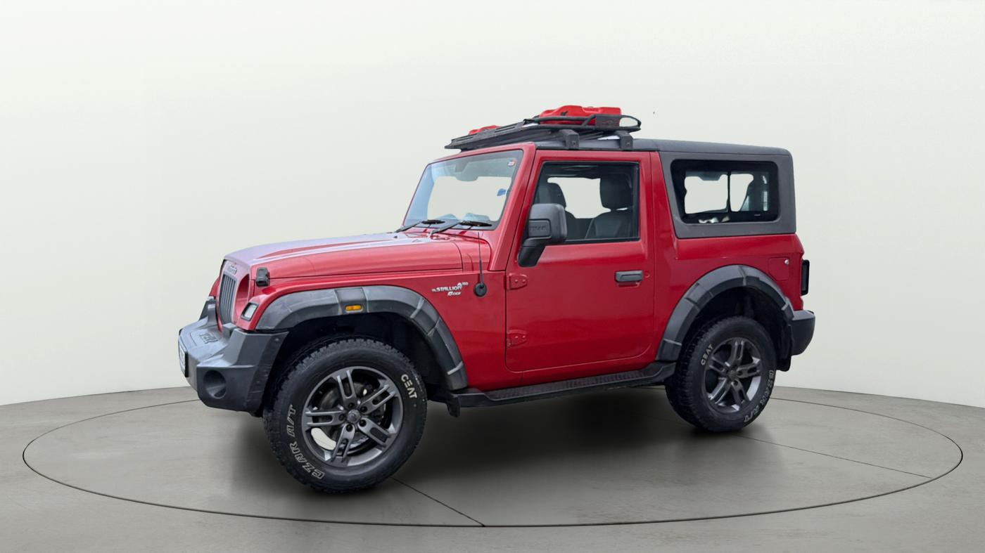 2021 Mahindra Thar LX PETROL HT 4WD AT, Petrol, Automatic, 34,634 km, Left Front Diagonal