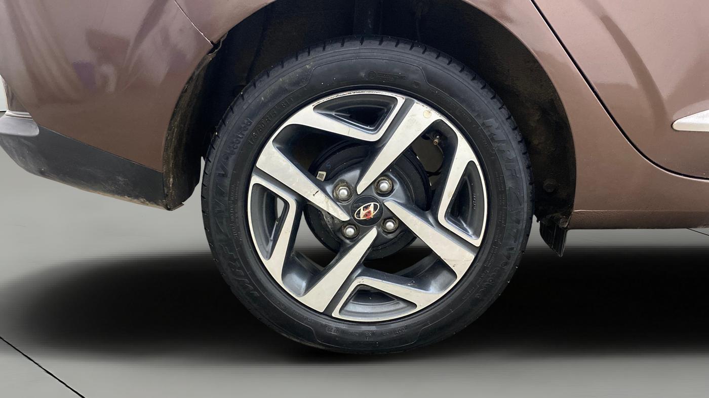 2021 Hyundai AURA SX PLUS 1.2 AMT, Petrol, Automatic, 39,910 km, Right Rear Wheel
