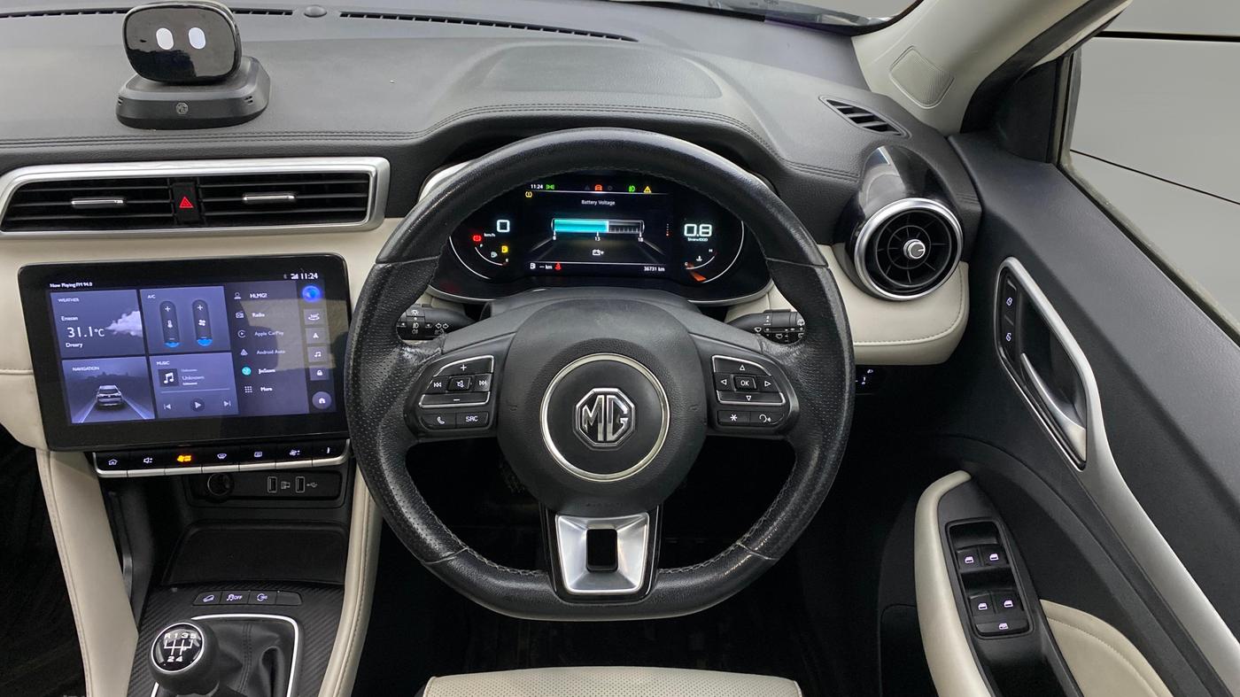 2022 MG ASTOR SHARP 1.5 MT, Petrol, Manual, 36,730 km, Steering Wheel Close Up