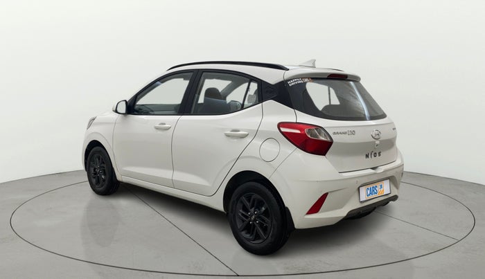 2021 Hyundai GRAND I10 NIOS SPORTZ AMT 1.2 KAPPA VTVT, Petrol, Automatic, 33,707 km, Left Back Diagonal
