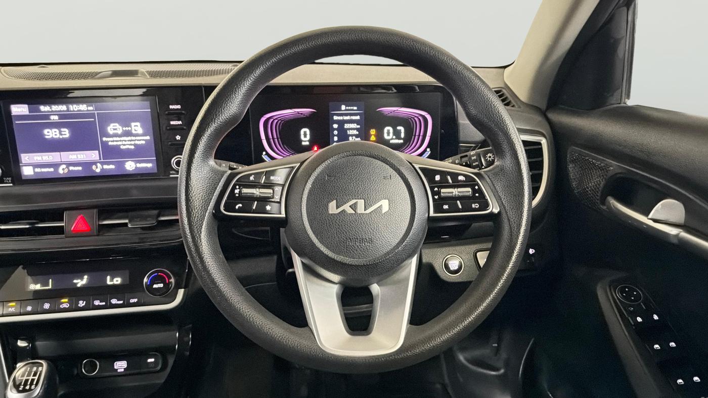 2023 KIA SELTOS  HTK PLUS 1.5 PETROL MT, Petrol, Manual, 9,012 km, Steering Wheel Close Up