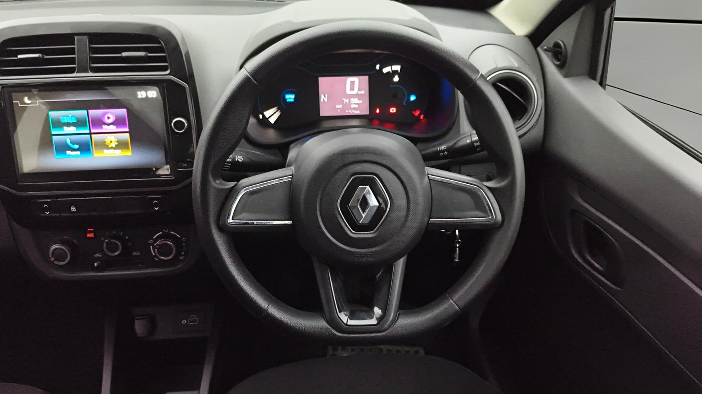 2021 Renault Kwid RXT 1.0 AMT (O), Petrol, Automatic, 74,198 km, Steering Wheel Close Up