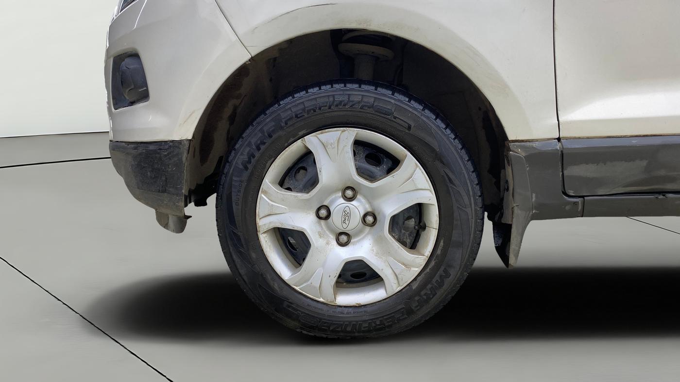 2014 Ford Ecosport TREND 1.5L DIESEL, Diesel, Manual, 1,24,004 km, Left Front Wheel