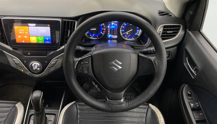 2019 Maruti Baleno ZETA CVT PETROL 1.2, Petrol, Automatic, 57,289 km, Steering Wheel Close Up