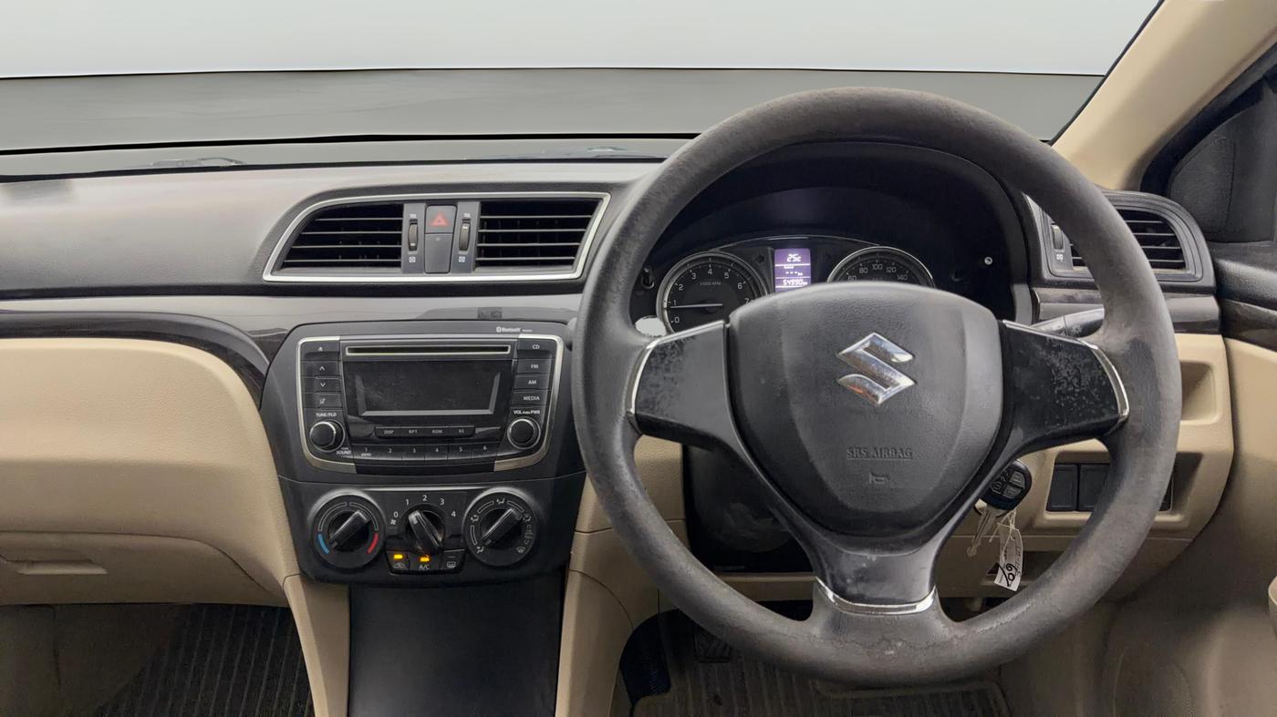2017 Maruti Ciaz SIGMA 1.4 MT PETROL, Petrol, Manual, 54,982 km, Steering Wheel Close Up