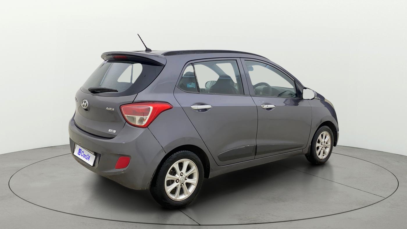 2014 Hyundai Grand i10 ASTA 1.2 KAPPA VTVT, CNG, Manual, 85,733 km, Right Back Diagonal