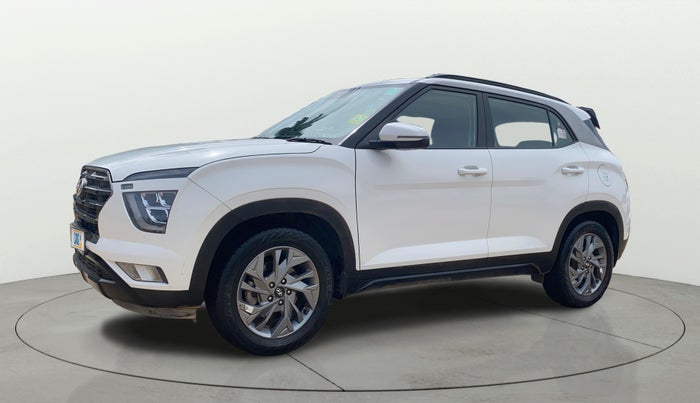 2021 Hyundai Creta SX (O) 1.4 TURBO DCT, Petrol, Automatic, 38,613 km, Left Front Diagonal