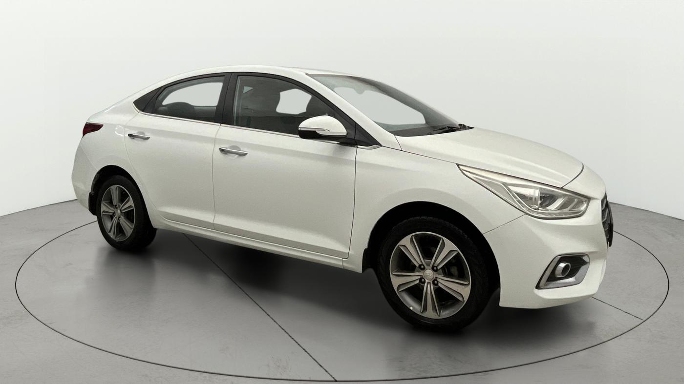 2019 Hyundai Verna 1.6 VTVT SX + AT, Petrol, Automatic, 81,425 km, Right Front Diagonal